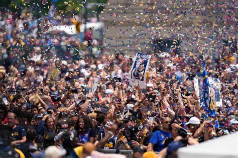 Mayhem erupts at Denver Nuggets parade; reports of shooting, cop hit by fire truck